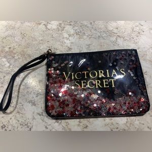 New! Victoria's Secret Sequin Makeup Bag